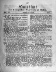 Amtsblatt der K&ouml;niglichen Regierung zu Posen. 1877.08.08 Nro.32