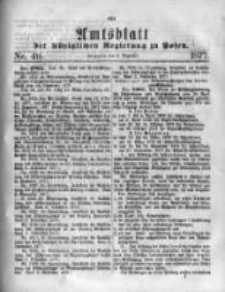 Amtsblatt der K&ouml;niglichen Regierung zu Posen. 1877.12.05 Nro.49