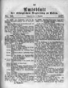 Amtsblatt der K&ouml;niglichen Regierung zu Posen. 1877.12.11 Nro.50