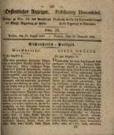 Oeffentlicher Anzeiger. 1833.08.20 Nr 34