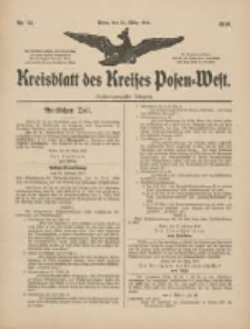 Kreisblatt des Kreises Posen-West 1910.03.31 Jg.22 Nr14