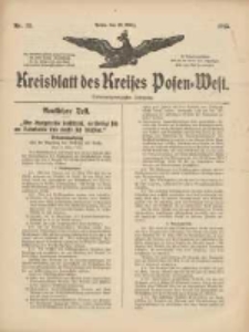 Kreisblatt des Kreises Posen-West 1915.03.18 Jg.27 Nr13