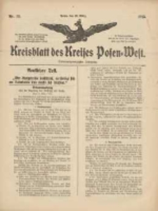 Kreisblatt des Kreises Posen-West 1915.03.18 Jg.27 Nr13