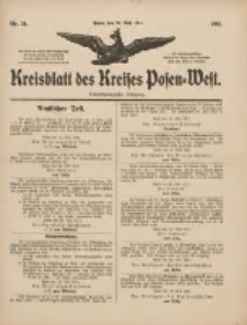 Kreisblatt des Kreises Posen-West 1911.05.25 Jg.23 Nr21