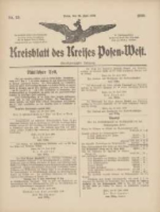 Kreisblatt des Kreises Posen-West 1909.06.24 Jg.21 Nr25