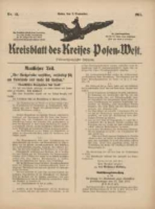 Kreisblatt des Kreises Posen-West 1915.09.02 Jg.27 Nr41