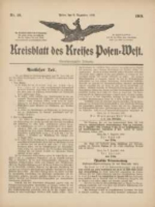 Kreisblatt des Kreises Posen-West 1909.12.09 Jg.21 Nr49