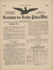 Kreisblatt des Kreises Posen-West 1910.04.28 Jg.22 Nr19