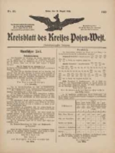 Kreisblatt des Kreises Posen-West 1910.08.18 Jg.22 Nr35