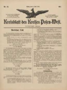 Kreisblatt des Kreises Posen-West 1911.06.09 Jg.22 Nr23