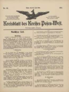 Kreisblatt des Kreises Posen-West 1911.06.30 Jg.23 Nr26