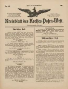 Kreisblatt des Kreises Posen-West 1911.10.05 Jg.23 Nr40