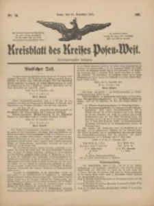Kreisblatt des Kreises Posen-West 1911.12.21 Jg.23 Nr51