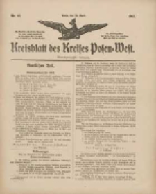 Kreisblatt des Kreises Posen-West 1912.04.25 Jg.24 Nr18