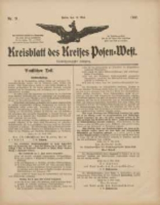 Kreisblatt des Kreises Posen-West 1912.05.16 Jg.24 Nr21