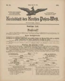 Kreisblatt des Kreises Posen-West 1912.05.23 Jg.24 Nr22