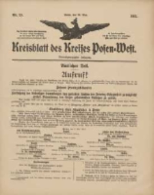 Kreisblatt des Kreises Posen-West 1912.05.30 Jg.24 Nr23