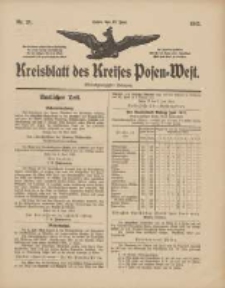 Kreisblatt des Kreises Posen-West 1912.06.13 Jg.24 Nr25