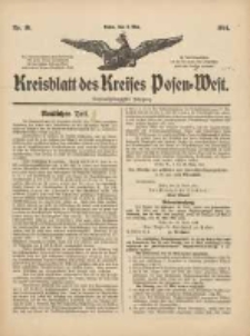 Kreisblatt des Kreises Posen-West 1914.05.06 Jg.26 Nr19