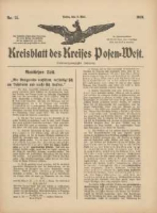 Kreisblatt des Kreises Posen-West 1915.05.06 Jg.27 Nr21