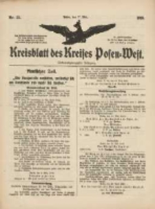 Kreisblatt des Kreises Posen-West 1915.05.27 Jg.27 Nr25