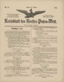 Kreisblatt des Kreises Posen-West 1912.08.01 Jg.24 Nr32