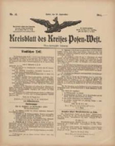 Kreisblatt des Kreises Posen-West 1912.09.26 Jg.24 Nr41
