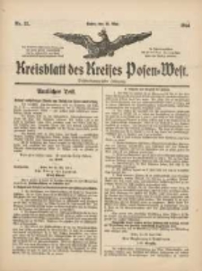 Kreisblatt des Kreises Posen-West 1914.05.28 Jg.26 Nr22