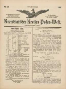 Kreisblatt des Kreises Posen-West 1914.06.11 Jg.26 Nr24