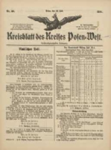 Kreisblatt des Kreises Posen-West 1914.07.23 Jg.26 Nr30
