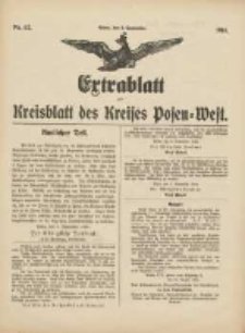 Kreisblatt des Kreises Posen-West 1914.09.08 Jg.26 Nr52
