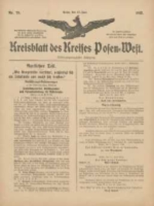 Kreisblatt des Kreises Posen-West 1915.06.10 Jg.27 Nr28