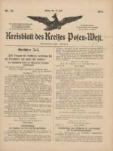 Kreisblatt des Kreises Posen-West 1915.07.15 Jg.27 Nr33