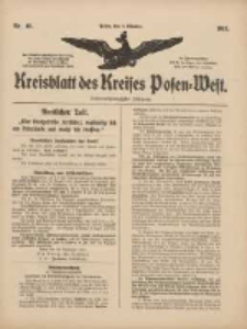 Kreisblatt des Kreises Posen-West 1915.10.01 Jg.27 Nr48
