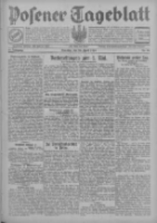 Posener Tageblatt 1929.04.28 Jg.68 Nr98