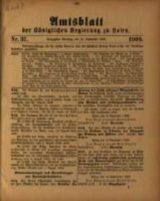 Amtsblatt der Königlichen Regierung zu Posen. 1909.09.14 Nro.37