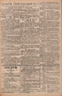 Gazeta Ostrzeszowska: urzędowy organ Magistratu i Urzędu Policyjnego w Ostrzeszowie, z bezpłatnym dodatkiem "Orędownik Ostrzeszowski" 1925.03.18 R.39 Nr22