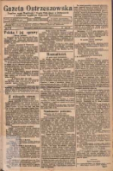 Gazeta Ostrzeszowska: urzędowy organ Magistratu i Urzędu Policyjnego w Ostrzeszowie, z bezpłatnym dodatkiem "Orędownik Ostrzeszowski" 1925.09.26 R.39 Nr77