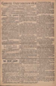 Gazeta Ostrzeszowska: urzędowy organ Magistratu i Urzędu Policyjnego w Ostrzeszowie, z bezpłatnym dodatkiem "Orędownik Ostrzeszowski" 1925.10.31 R.39 Nr87