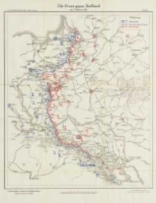 Die Operationen des Jahres 1915: die Ereignisse im Winter und Fr&uuml;hjahr: mit vierzig Karten und Skizzen Bd.7 Die Front gegen Russland am 7 Februar 1915 Karte 9
