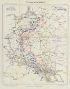 Die Operationen des Jahres 1915: die Ereignisse im Winter und Fr&uuml;hjahr: mit vierzig Karten und Skizzen Bd.7 Die Front gegen Russland Karte 18