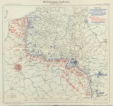 Die Operationen des Jahres 1915: die Ereignisse im Westen im Fr&uuml;hjahr und Sommer, im Osten vom Fr&uuml;hjahr bis zum Jahresschluss: mit neununddreissig Karten und Skizzen Bd.8 Die Front gegen Frankreich Stand am 8 Mai 1915 Karte 1