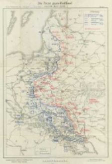 Die Operationen des Jahres 1915: die Ereignisse im Westen im Frühjahr und Sommer, im Osten vom Frühjahr bis zum Jahresschluss: mit neununddreissig Karten und Skizzen Bd.8 Die Front gegen Russland vom 13 Mai bis 12 Juli 1915 Karte 5