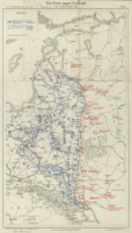 Die Operationen des Jahres 1915: die Ereignisse im Westen im Fr&uuml;hjahr und Sommer, im Osten vom Fr&uuml;hjahr bis zum Jahresschluss: mit neununddreissig Karten und Skizzen Bd.8 Die Front gegen Russland vom 13 Juli bis Ende 1915 Karte 7