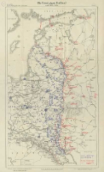 Die Operationen des Jahres 1916: bis zum Wechsel in der Obersten Heeresleitung: mit f&uuml;nfundvierzig Karten und Skizzen Bd.10 Die Front gegen Russland am 18 M&auml;rz 1916 Karte 6