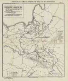 Die Befreiung Ostpreussens: mit vierzehn Karten und elf Skizzen Bd.2 Übersicht des östlichen Kriegsschauplatzes und des Aufmarsches Karte 1