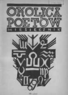 Okolica Poet&oacute;w 1937.04.15 R.3 T.3 Z.7 Nr4(25)