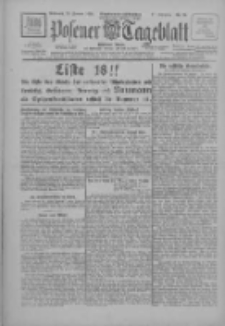 Posener Tageblatt 1928.01.25 Jg.67 Nr20