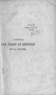 A mossieurs les pairs et d&eacute;put&eacute;s de la France. Quelques mots sur l'&eacute;tat actuel de la Pologne sous la domination russe, accompagnes de pieces justificatives officielles