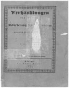 Verhandlungen des Vereines zur Beförderung des Gartenbaues in den Königlich Preussischen Staaten. 1824 Band 1 Lieferung 1